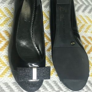 Black Flats With Bow